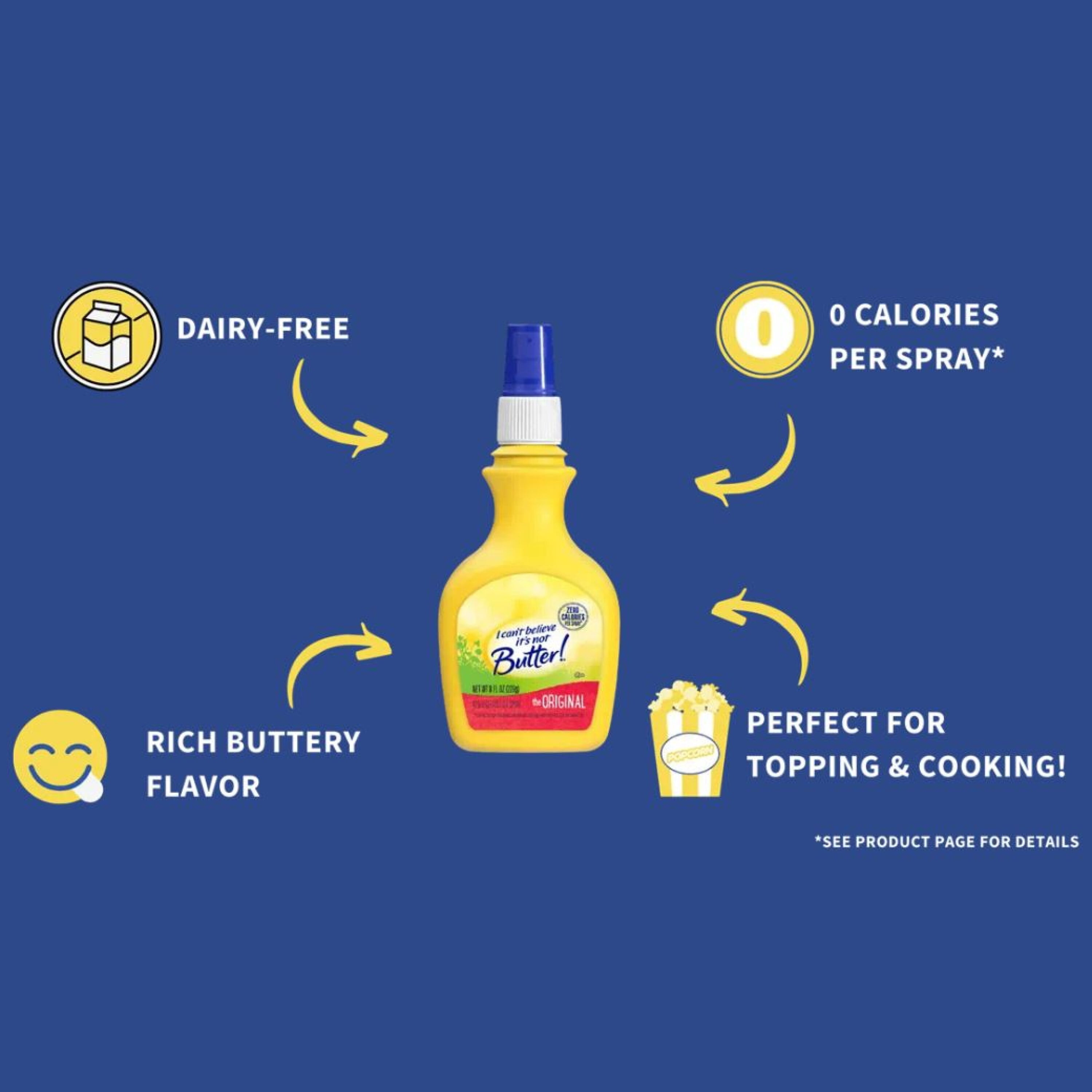 I Can’t Believe It’s Not Butter! Original Spray 8 oz Bottle