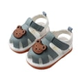 thumbnail image 3 of Viluyesy Toddler Baby Summer Sandals – Soft-Soled Slip-On Walking Shoes with Whistle Sound, Non-Slip Pre-Walking Sandals for Boys and Girls Blue Size 12M, 3 of 4