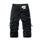 thumbnail image 1 of Multi Bolsillo Cargo Pantalones para Hombres Estiramiento Casual Cordón Clásico Pantalones Cortos de Verano con Bolsillos Múltiples, Pantalones Cortos de Cintura Elástica, 1 of 4