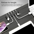 thumbnail image 4 of SZXZYGS Cable Holder Clips Wire Management Cord Organizer Clips Silicone Self Adhesive for Desktop Usb Charging Wire Nightstand Power Cord Wire Wire Pc Office Home, 4 of 8