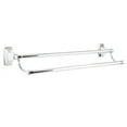 thumbnail image 2 of Amerock Clarendon 24" Double Towel Bar, Antique Silver, 2 of 6