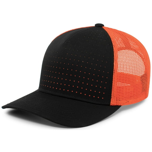 PACIFIC HEADWEAR105PPerforated 5-Panel Trucker Snapback Cap