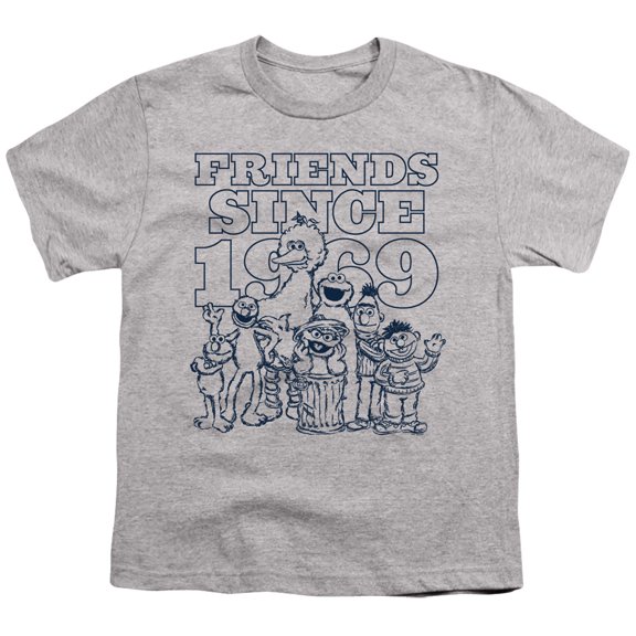 Sesame Street - Friends Since - Youth Short Sleeve Shirt - Medium