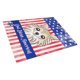 thumbnail image 1 of Tabla de cortar de vidrio grande multicolor Caroline's Treasures BB2181LCB God Bless Bandera estadounidense con Chihuahua, 1 of 1