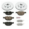 thumbnail image 3 of PowerStop Front Z23 Evolution Sport Carbon-Fiber Ceramic Brake Pad and Drilled & Slotted Rotor Kit Fits: BMW Select Models K6009, 3 of 10