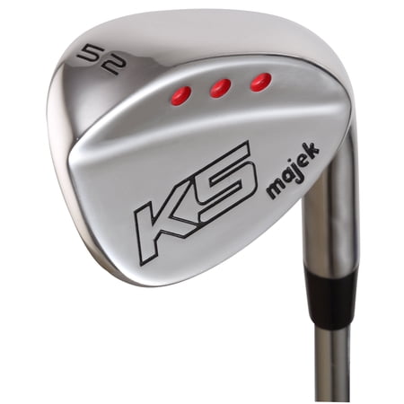 Majek Golf Senior Men's Gap Wedge (GW) 52Â° Right Handed Senior Flex Steel Shaft with Premium Jumbo Tacki-Mac Arthritic Men's Golf Grip