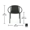 thumbnail image 3 of Umbra Ringo Chair Black, 3 of 16