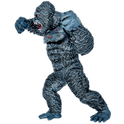 Giant King Kong vs Monster Dinosaur Attack Action Figure 11” Fight Mode Gorilla Ape Solid Wild Birthday Gift Present, Travel Bag