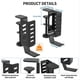 thumbnail image 3 of Desktop Computer Tablet Universal Storage Rack No Drilling Black, 3 of 5