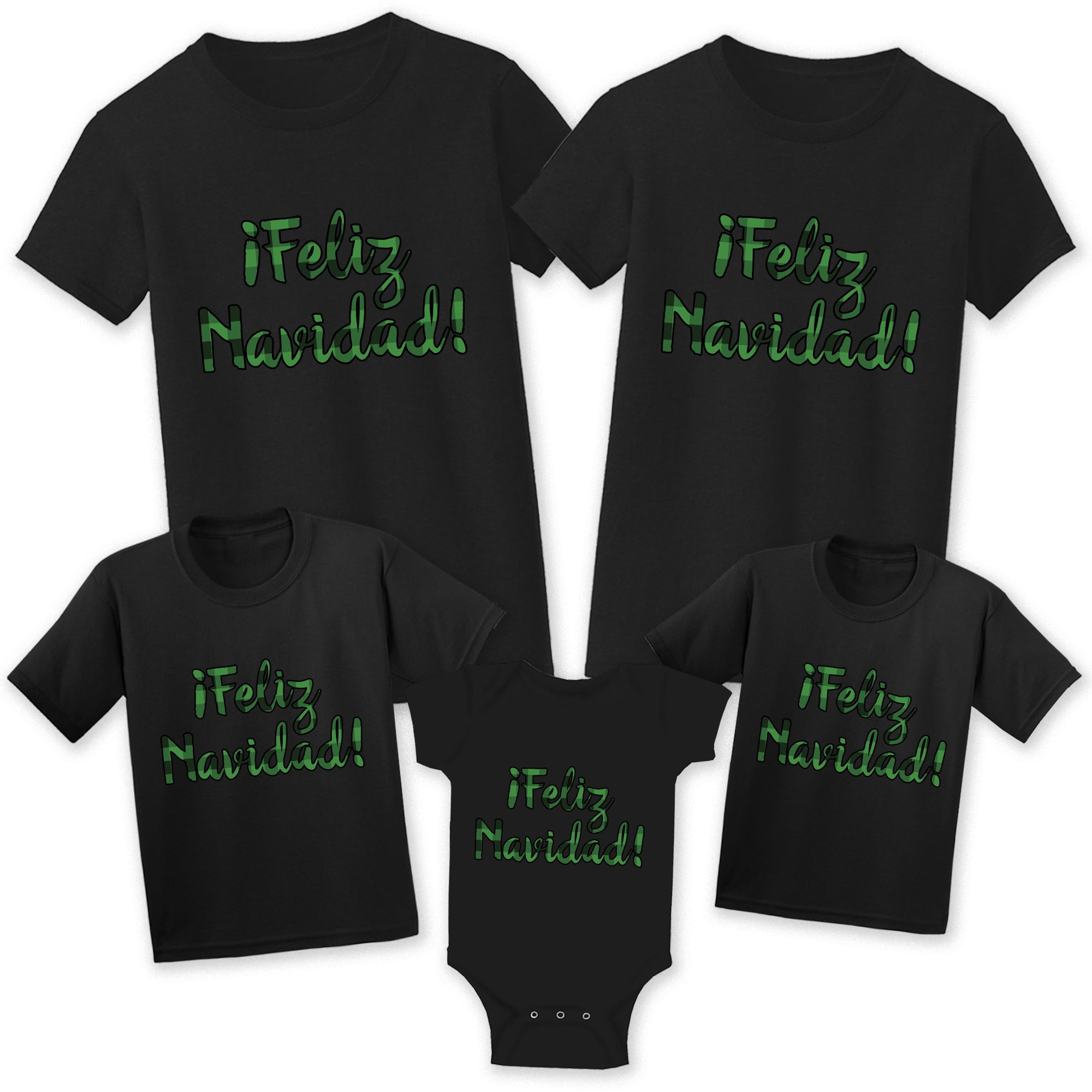 Feliz Navidad Tshirt for Matching Women 