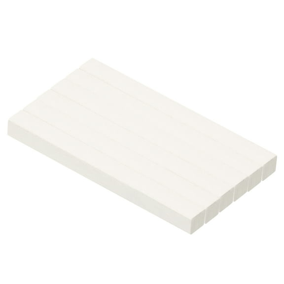 Uxcell Compressed Charcoal Sticks,  6 Pack Art Supplies Sketch Square Stick for Drawing, White