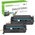 thumbnail image 1 of Cartucho de tóner Aztech 26A CF226A, paquete de 2 unidades para HP M402 M426, 1 of 7