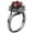 Red, variant on Dragon Ring for Women Solitaire Cz Black Gothic Engagement Ring Ginger Lyne Collection