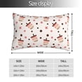 thumbnail image 2 of Goofa Milk Tea Print Plush Throw Pillow Case, Soft Velvet with Hidden Zipper, Decorative Cushion Cover for Sofa, Bed, Car, and Home Décor-14"x20", 2 of 6