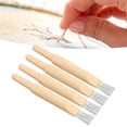 thumbnail image 4 of 4pcs Stitch Remover, Plastic Material Upper Brush Design Manual Dedicated Easy Removing Portable Seam Thread Eraser For Embroidery, 4 of 8