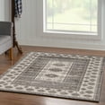 thumbnail image 2 of Linon Home Decor Verginia Berber Area Rug Collection, Denim Blue and Denim Blue, 3.5' x 5.5', 2 of 3