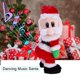 thumbnail image 1 of Musical Electric Twerk Singing Dancing Santa Claus Hip Shake Figure Twisted Hip Toys Nuevo juego de 14 pulgadas para Navidad 2020, 1 of 4