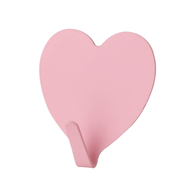 Female Heart Love Sticky Hook Stainless Steel Bead Heart-shaped Sticky Hook