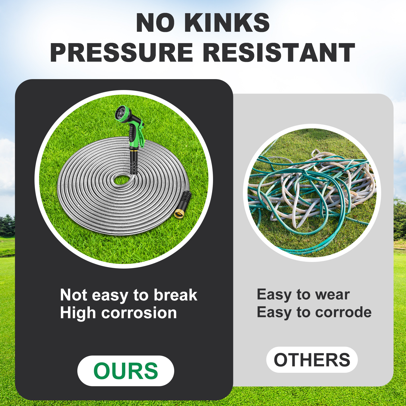 Flyclix 75' Stainless Steel Garden Hose photo 5