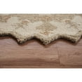 thumbnail image 3 of 2â€™ x 4â€™ Tan Retro Modern Medallion Hearth Rug, 3 of 5