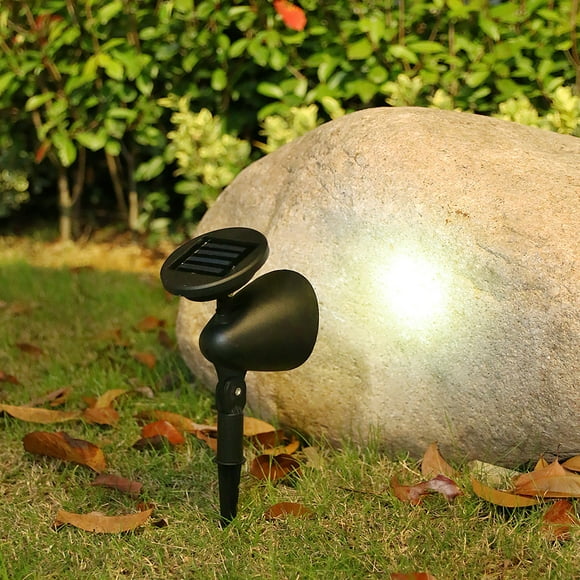 Outdoor Solar Spot Lights, Waterproof Solar Garden Spotlights For Patio Warm Light