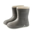 thumbnail image 4 of HAOTAGS Rain Boots for Women, Casual Waterproof Rainy Day Wear Shoes Gray 5.5, 4 of 4