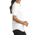 thumbnail image 3 of Mafoose Women's Short Sleeve SuperPro Oxford Shirt White 3X-Large, 3 of 5