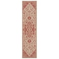 thumbnail image 6 of SAFAVIEH Beach House Diggory Medallion Indoor/Outdoor Area Rug, Red/Creme, 5'3" x 7'6", 6 of 10