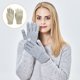 thumbnail image 3 of Minnieouse Guantes De Invierno Para Hombre Gorros De Invierno Para Hombres Estilo De Punto Clásico guantes y mitones Beige Minnieouse AP009484-03B, 3 of 6