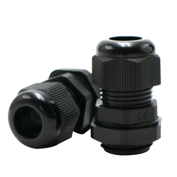NPT 1/4”(20PCS):MAKERELE Cable Gland 1/4 Npt,Nylon Plastic Connectors Adjustable 3-6.5mm Cord Gland