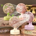 thumbnail image 5 of sruoe Portable Tabletop Fan, Desktop Fan, Desk Fan, Stroller Fan, Mini Tabletop Fan, Small Fan, Table Fans Oscillating for Home Clearance, Camping Fan, 5 of 5