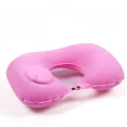 thumbnail image 1 of Car Portable Neck Protection U-shaped Compression Inflatable Pillow, Outdoor Nap, Camping, Travel Flocking PVC Airplane Pillow, 1 of 6