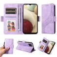 thumbnail image 4 of Funda GANGXUN para Samsung Galaxy A12 4G con diseño acolchado elegante, cuero PU, protección total y ajuste preciso, 4 of 5