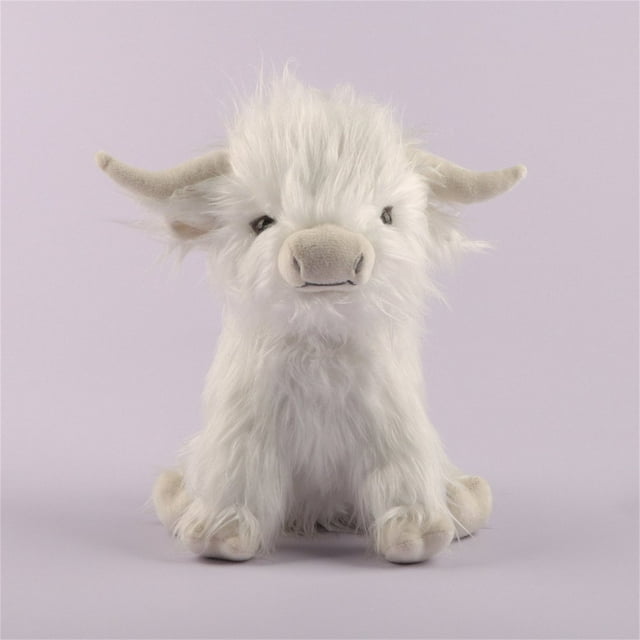POINTERTECK Highlands Cow Stuffed Animal Plush Soft Stuffed Plush Cow Toy For Kids