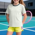 thumbnail image 6 of WUANDIXFA Boys' Rash Guard Toddler UPF 50+ Rashguard Short Sleeve Sun Protective Swim Shirt (Green, 13-14 Years), 6 of 8