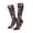2 Black-2, variant on Women Crew Soft Moisture-wicking Socks Fly Agaric and Flowers Pattern Design Cotton Socks, One Size fit All
