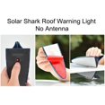 thumbnail image 4 of Shark Fin Aerial-Solar Power Shark Fin Aerial Car Radio Antenna, 8 LED Warning Light, Radio Antenna Base Replacement（White）, 4 of 9