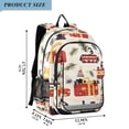 thumbnail image 2 of FORMRS Unisex School Backpack for Niños 17" Travel Laptop Bag with Compartment Pockets, Christmas Box Train, 2 of 7