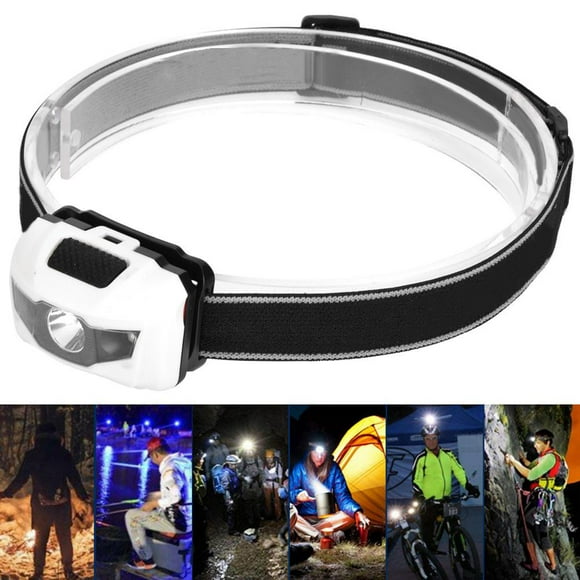Octpeak Headlamp,Bright Headlight,3W LED Headlamp Red and White Lights Fishing Headlight for Outdoor Activities Picnic Hiking Mountaineering