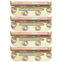 Lot De 4 Supports D’angle Pour Sommier – Fixations En Fer Zingué, Bronze, Uxcell