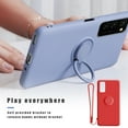 thumbnail image 3 of Étui de Téléphone TPU Protection Antichoc Support Anneau Protecteur, Remplacement pour Note 20 Ultra, Rouge, 3 of 7