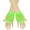 Mint Green, variant on Women Coarse Net Elastic Soild Gloves Punk Half Finger Nightclub Carnival Party Gloves