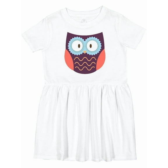 Inktastic Owl Girls Toddler Dress