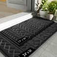 SIXHOME Doormats Non Slip 17" x 30" Boho Indoor Outdoor Rugs Rubber