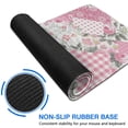 thumbnail image 6 of Long Mouse Pads for Desk,Pioneer Flower Floral Print Pattern Desk Mats on Top Of Desks, Desk Mouse Pad Extra Large with 3mm Non-Slip Base and Stitched Edge for Gaming,Office,Work,Home 31.5"x11.8", 6 of 6
