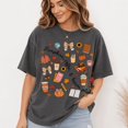 thumbnail image 5 of Pumpkins Coffee and Lesson Plans Teacher T-Shirt, Cute Fall Classroom Graphic Tee, Cozy Autumn School Shirt, Comfort Colors Gift for Teachers - Pepper, 2XL, 5 of 5