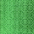 thumbnail image 1 of Ahgly Company Indoor Square Oriental Green Industrial Area Rugs, 3' Square, 1 of 4