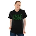 thumbnail image 3 of Free Hugs Cute Optimistic St. Pattys Men's Graphic T Shirt Tees Brisco Brands L, 3 of 5