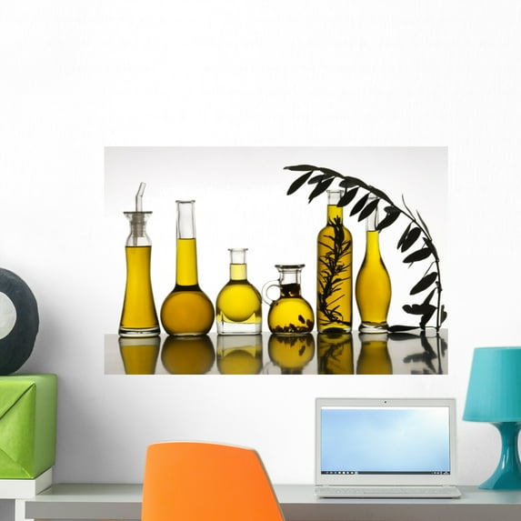 Olio Di Oliva Wall Mural by Wallmonkeys Peel and Stick Graphic (24 in W x 15 in H) WM350388