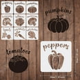 thumbnail image 4 of 9 Pcs Vegetable Plant Label Word Set Reusable Stencils, 4 of 7